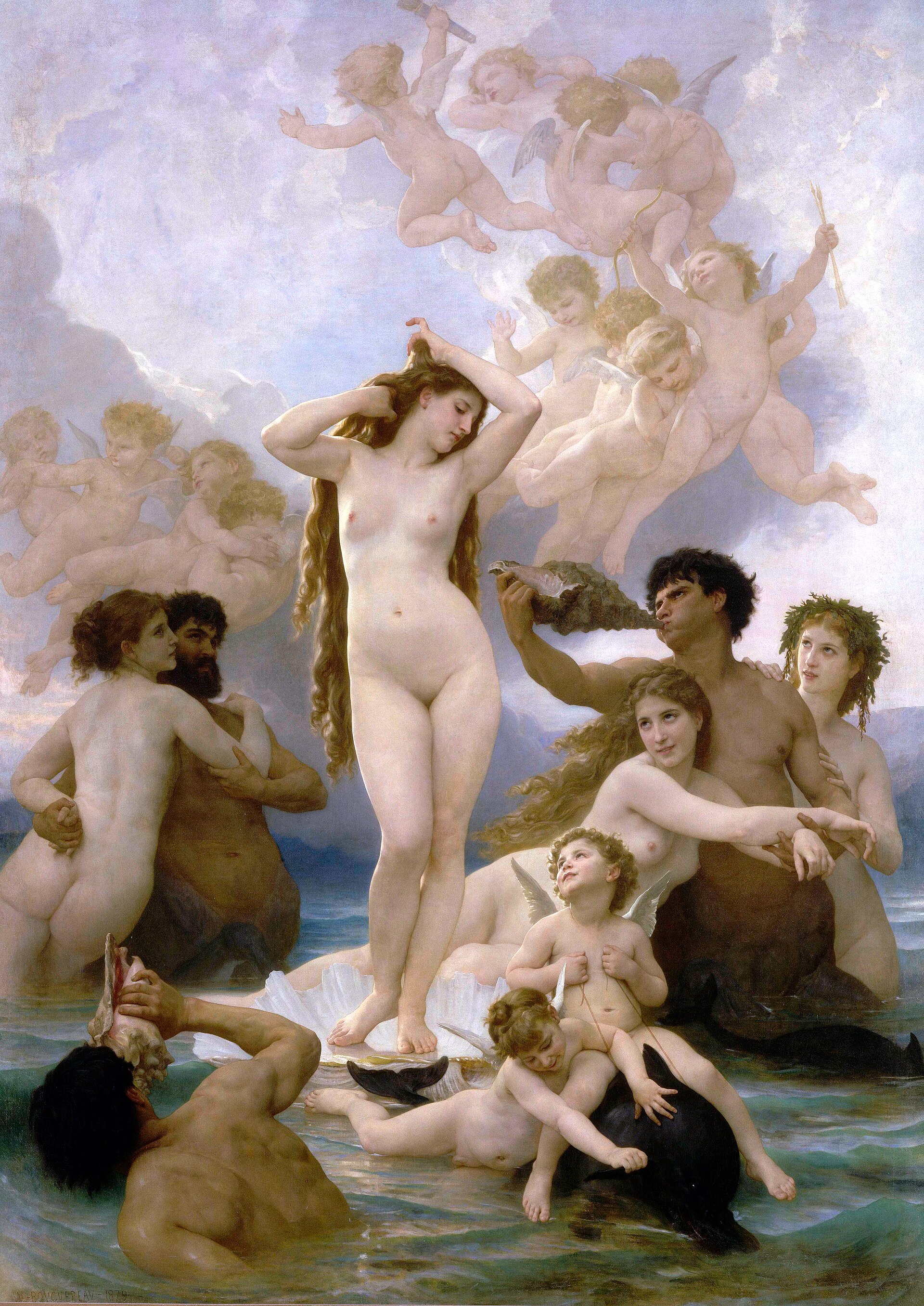 William-Adolphe Bouguereau, The Birth of Venus, 1879
