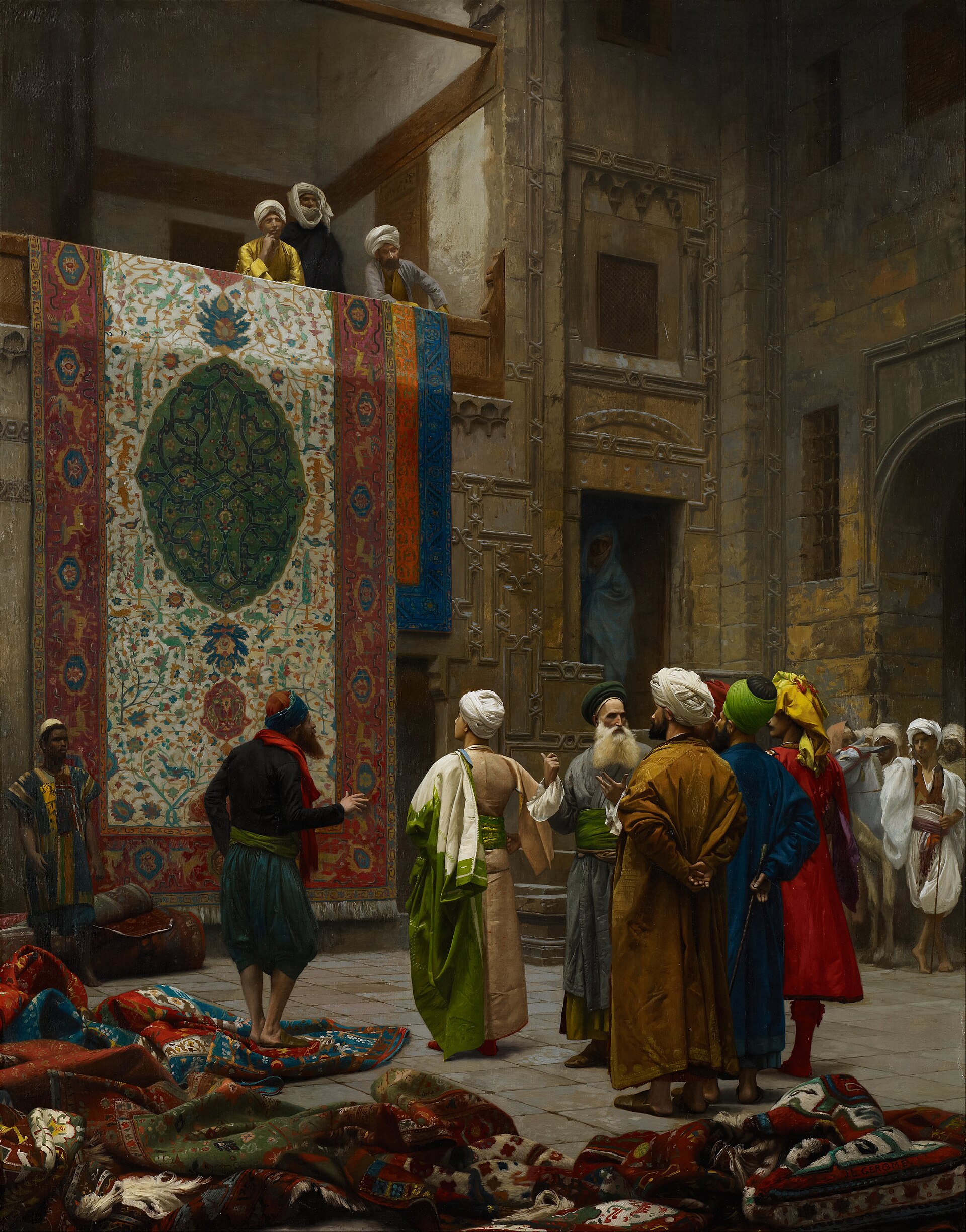 Jean-Léon Gérôme, The Carpet Merchant, c. 1887